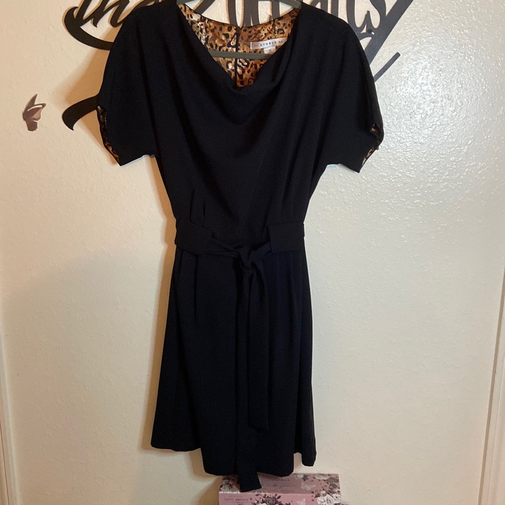 AA STUDIO COWL NECK DRESS